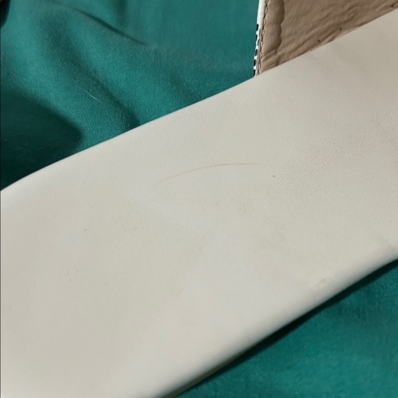 Checkerboard Slide Sandals in White w/ black sz:39 - Picture 8 of 8